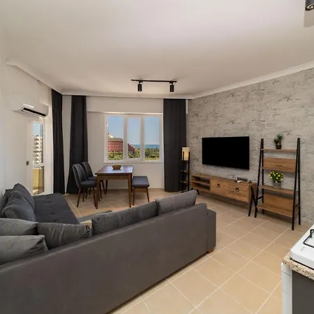 Sea View Flat With Balcony Near In Aksu Apartmán Antalya